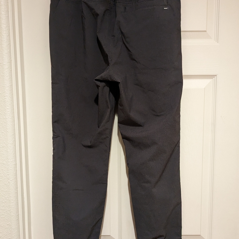 Hurley Men's Tech Twill Jogger - Small - Black - 4 Pockets